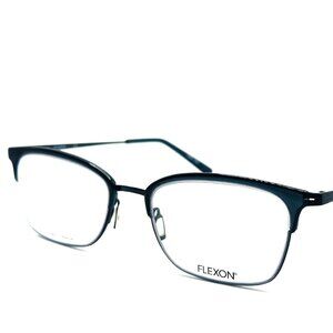 NEW FLEXON W3024 320 TITANIUM Teal Women Rectangle Eyeglasses 53mm 19 140